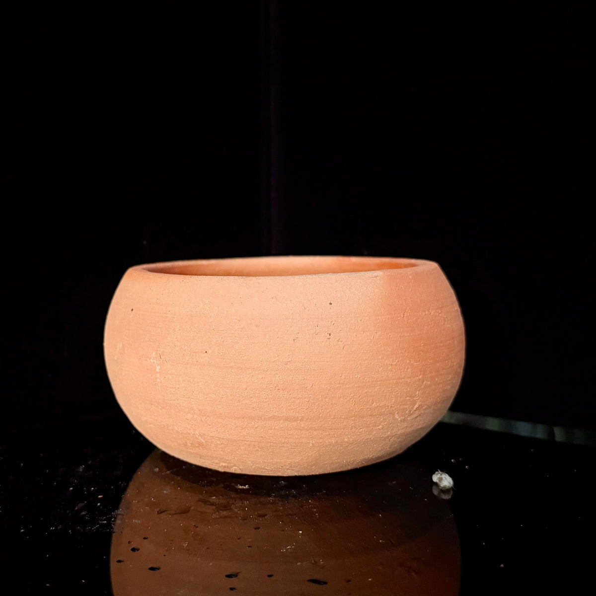 Solid Wall Clay Pots- Clay Bowls with Drainage- Various Sizes and Styles