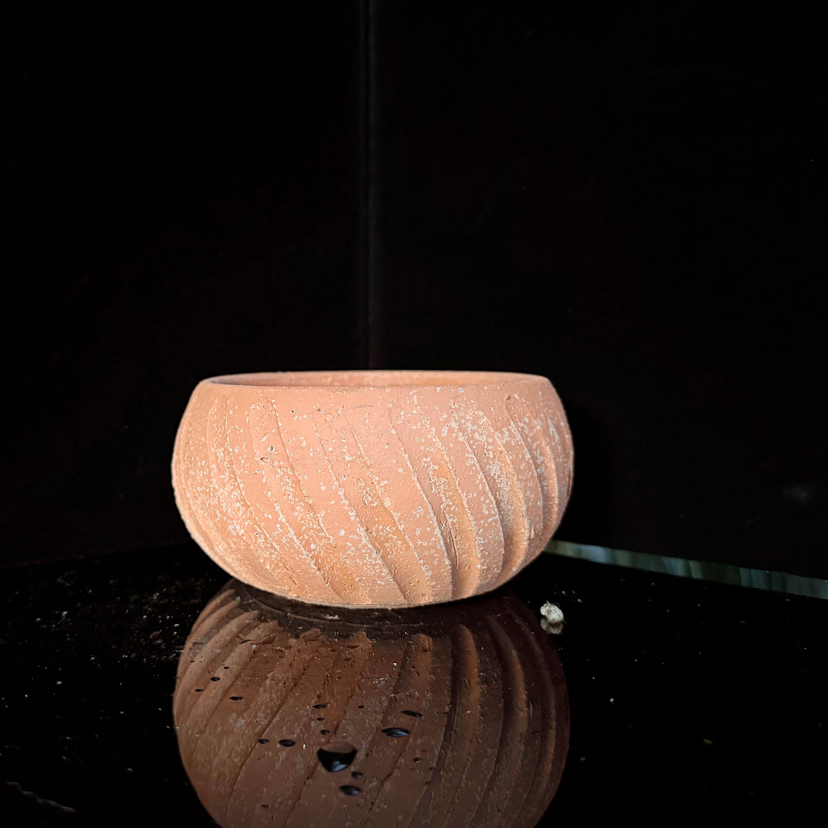 Solid Wall Clay Pots- Clay Bowls with Drainage- Various Sizes and Styles