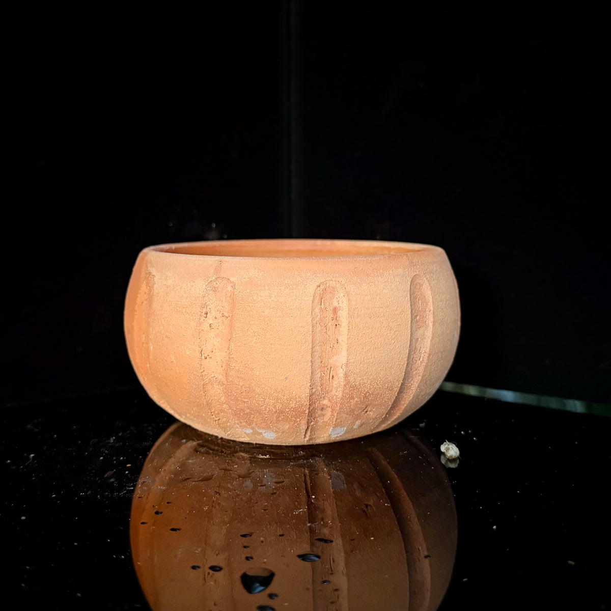 Solid Wall Clay Pots- Clay Bowls with Drainage- Various Sizes and Styles