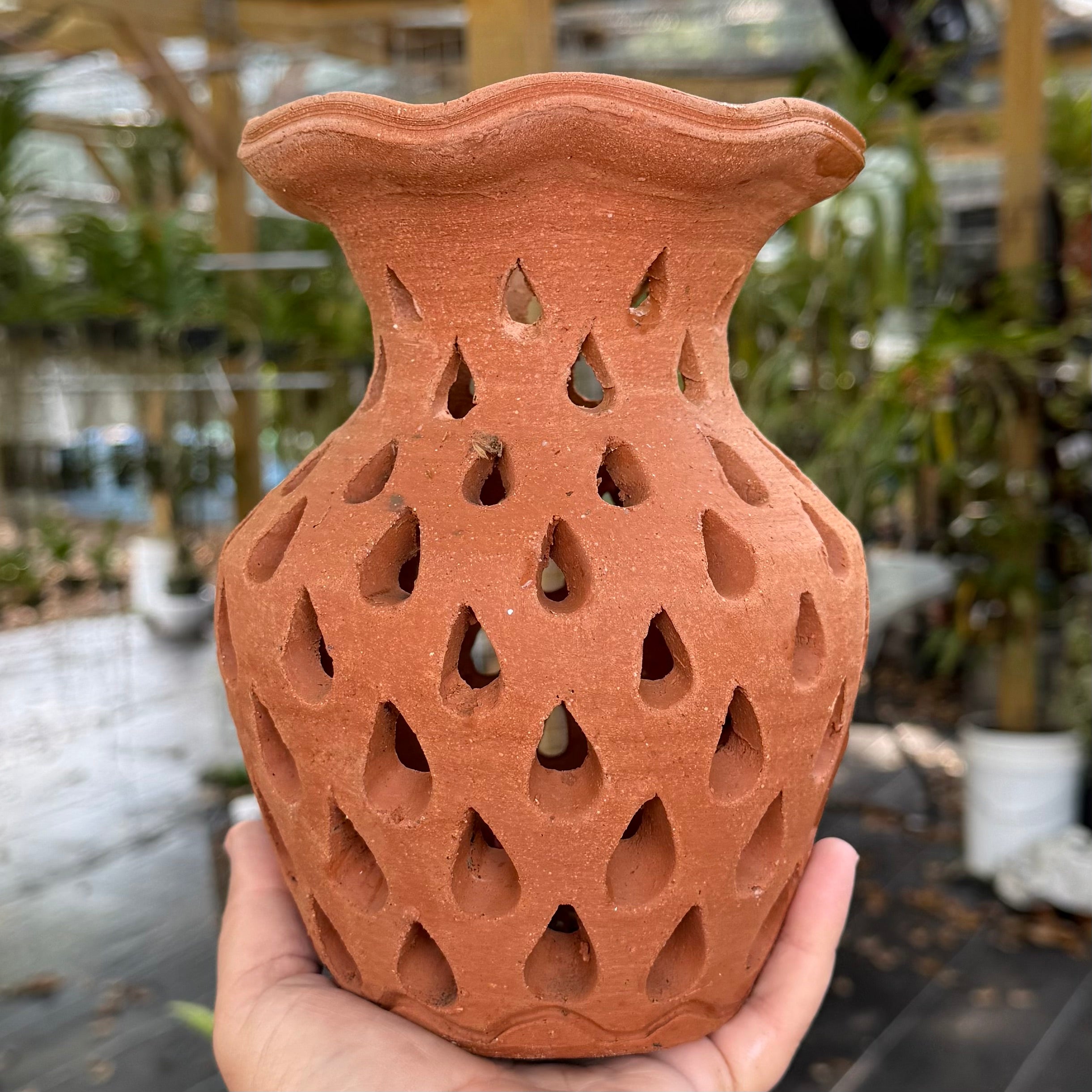 Clay Orchid Vase- Various Designs